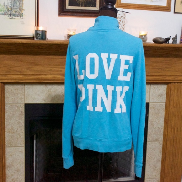PINK Victoria's Secret Tops - Victoria's Secret Medium Blue Pullover Sweater